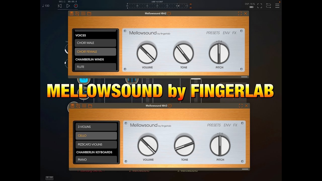MELLOWSOUND by Fingerlab - Updated with NEW Chamberlin Instruments Pack - iOS