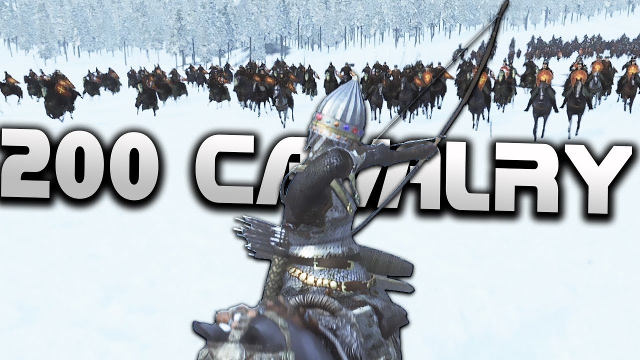 Армия короля Дертерта из 200 кавалеристов (Mount & Blade 2: Bannerlord - Конные лучники, День 4)