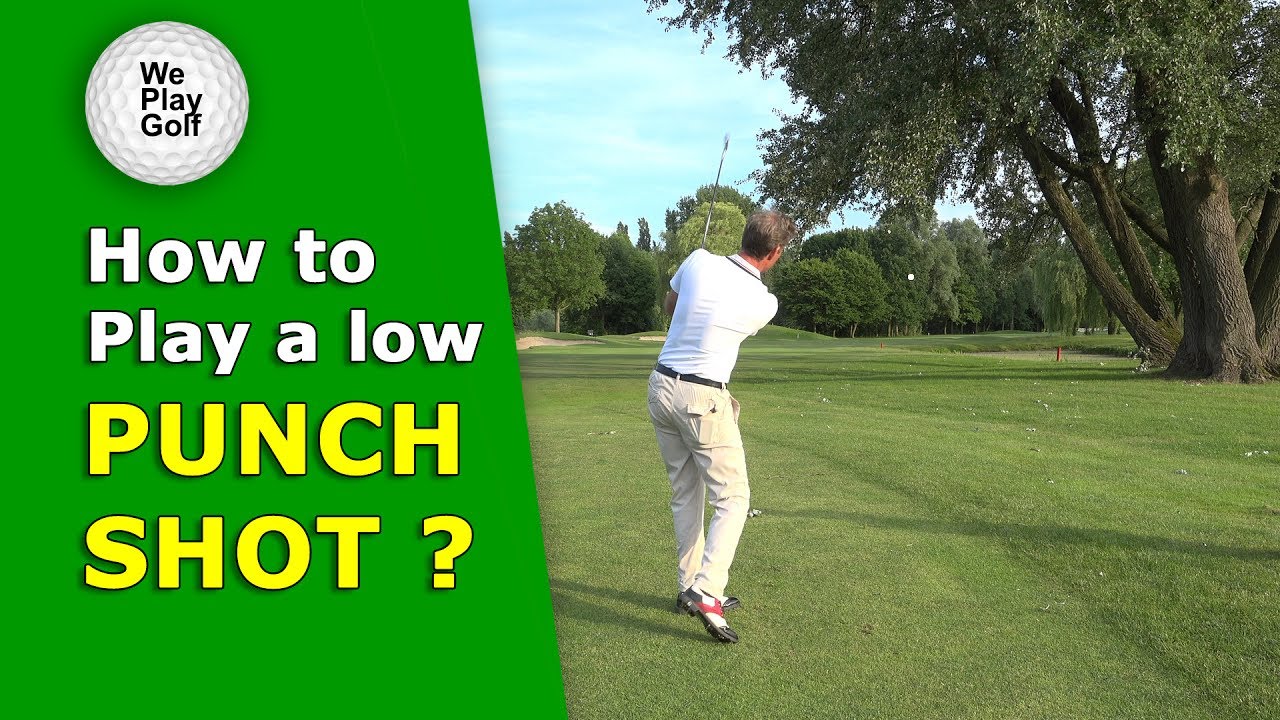 How to play a low Punch shot under a tree? Difficult lies on the golf course