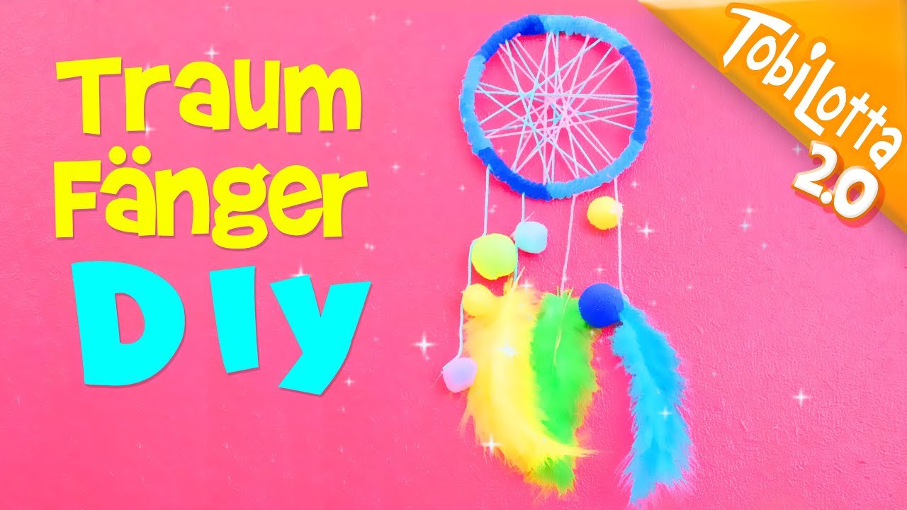 DIY Traumfänger  basteln  traumfänger knüpfen Kinderserie TobiLotta diy kinder165