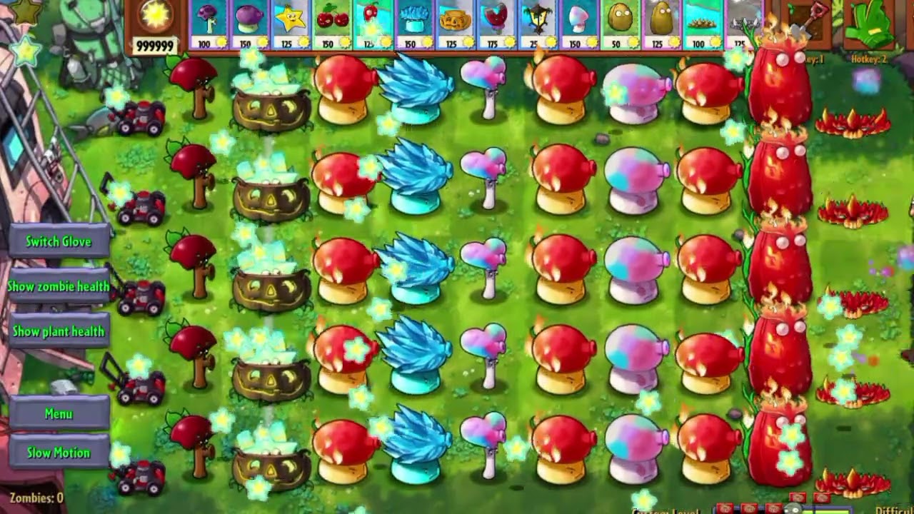 pvz cutom level - plant vs zombies fusion