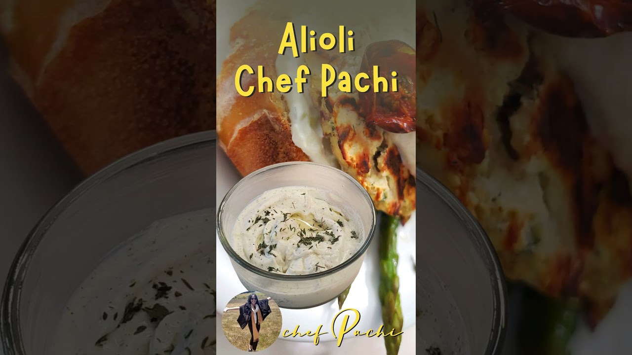 Chef Pachi's Spicy Aioli Recipe | No Mayo Greek Yogurt Sauce #aioli #yogurtsauce #shortsfood