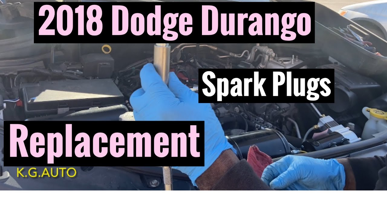 Замена свечей зажигания Dodge Durango 2018 года