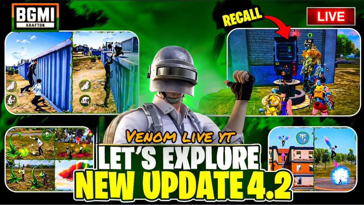 LET'S EXPLORE NEW UPDATE 4.2 || BGMI LIVE