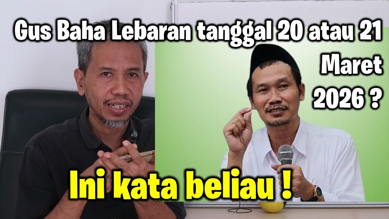 Bagaimana menentukan Hari Raya Idul Fitri menurut Gus Baha? Ini kata beliau