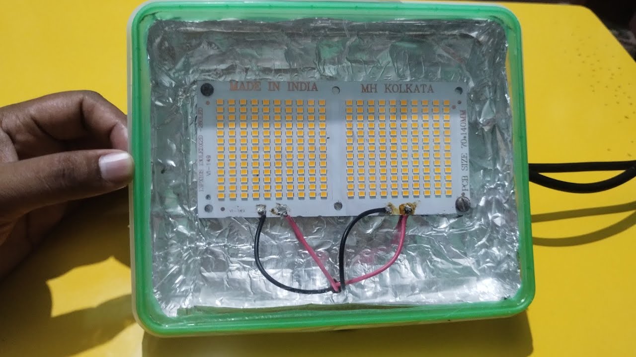 LED Flood Light DIY #floodlighting  #electrical #diy #homemade 
