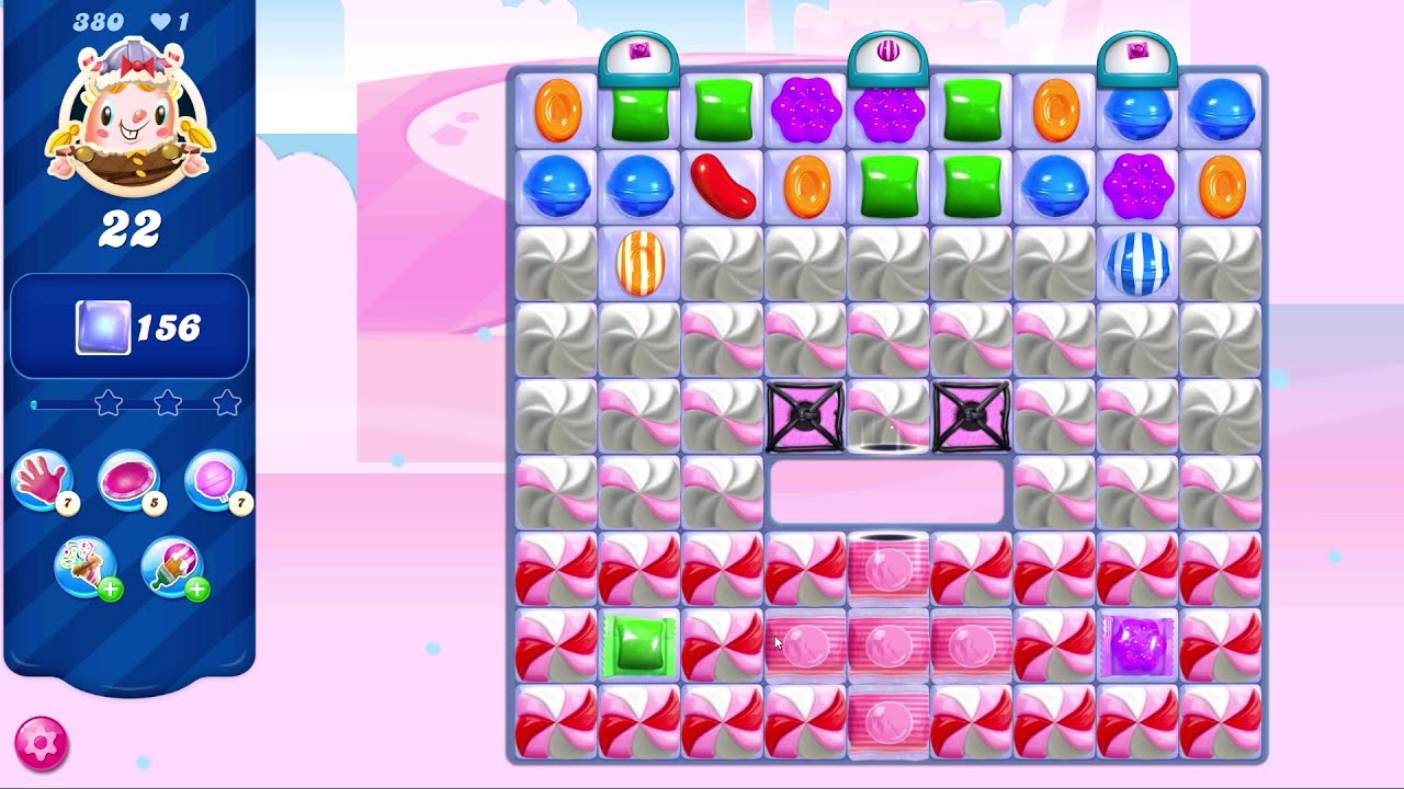Candy Crush Saga LEVEL 380 | NO BOOSTERS (new version*)✔️