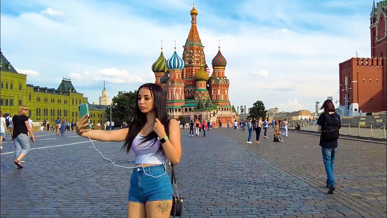 Red Square, Kremlin, Moscow walking tour. Красная площадь, Кремль, Москва прогулка по городу.