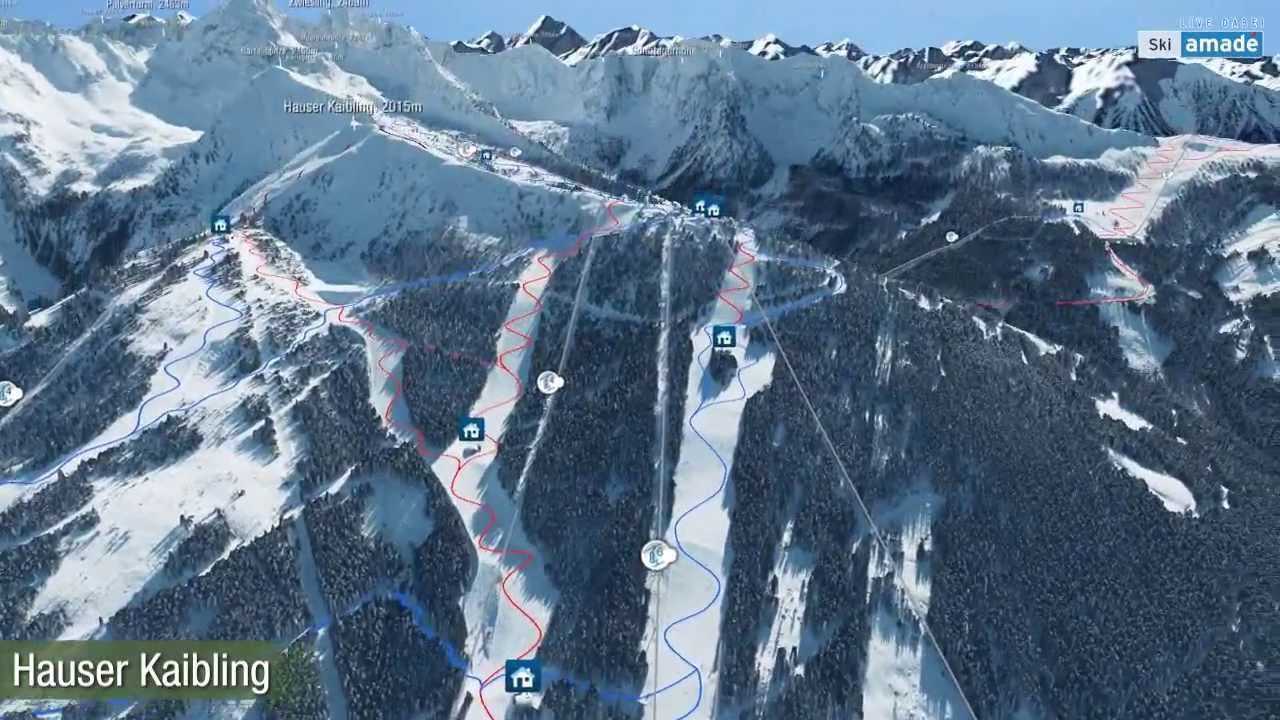 Hauser Kaibling mit der Schladminger 4-Berge-Skischaukel in 3D