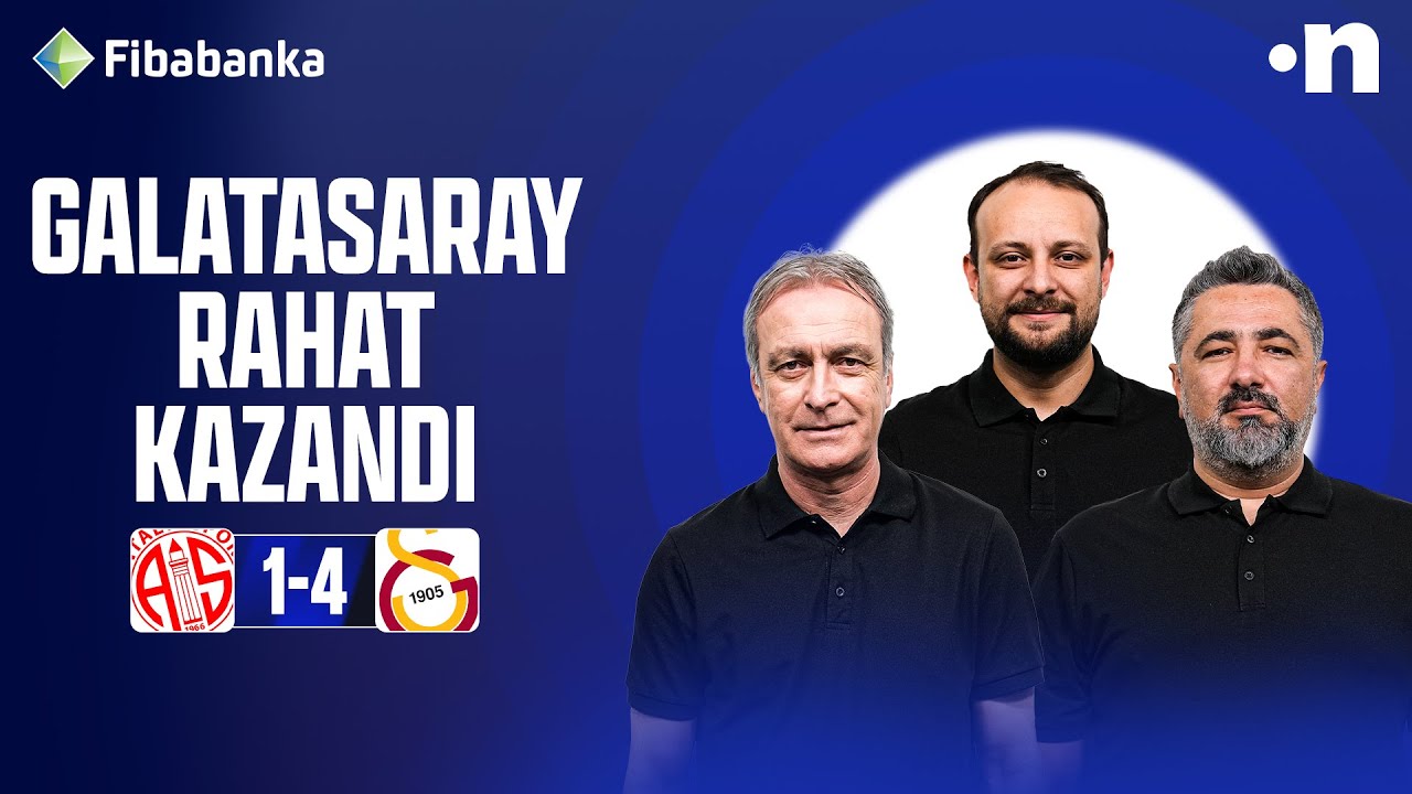 Antalyaspor - Galatasaray Ma&ccedil; Sonu | &Ouml;nder &Ouml;zen, Serdar Ali &Ccedil;elikler, Onur Tuğrul
