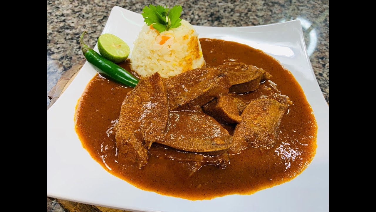 Lengua en Salsa Asada Realmente Deliciosa