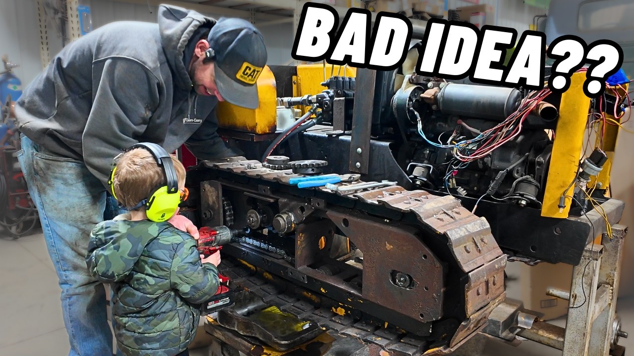 Building My Son the Ultimate Mini Dozer — It Finally Drives! (Episode 1)