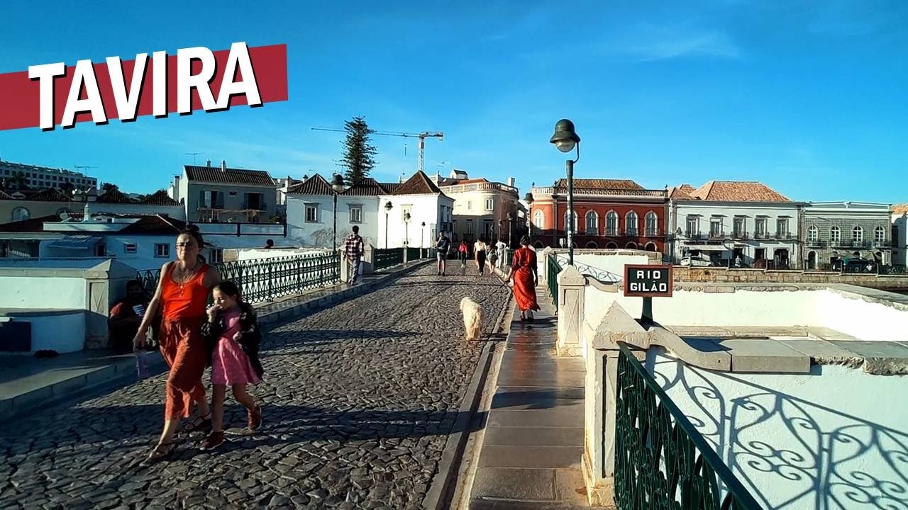 Walking South 🇵🇹 Algarve Castle Town & Roman Bridge: Tavira