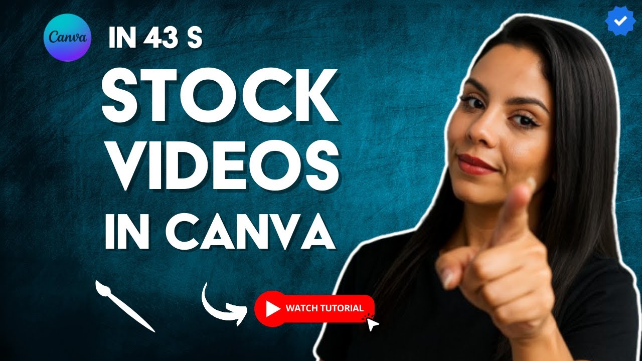 How to DOWNLOAD STOCK VIDEOS on CANVA in 43 S