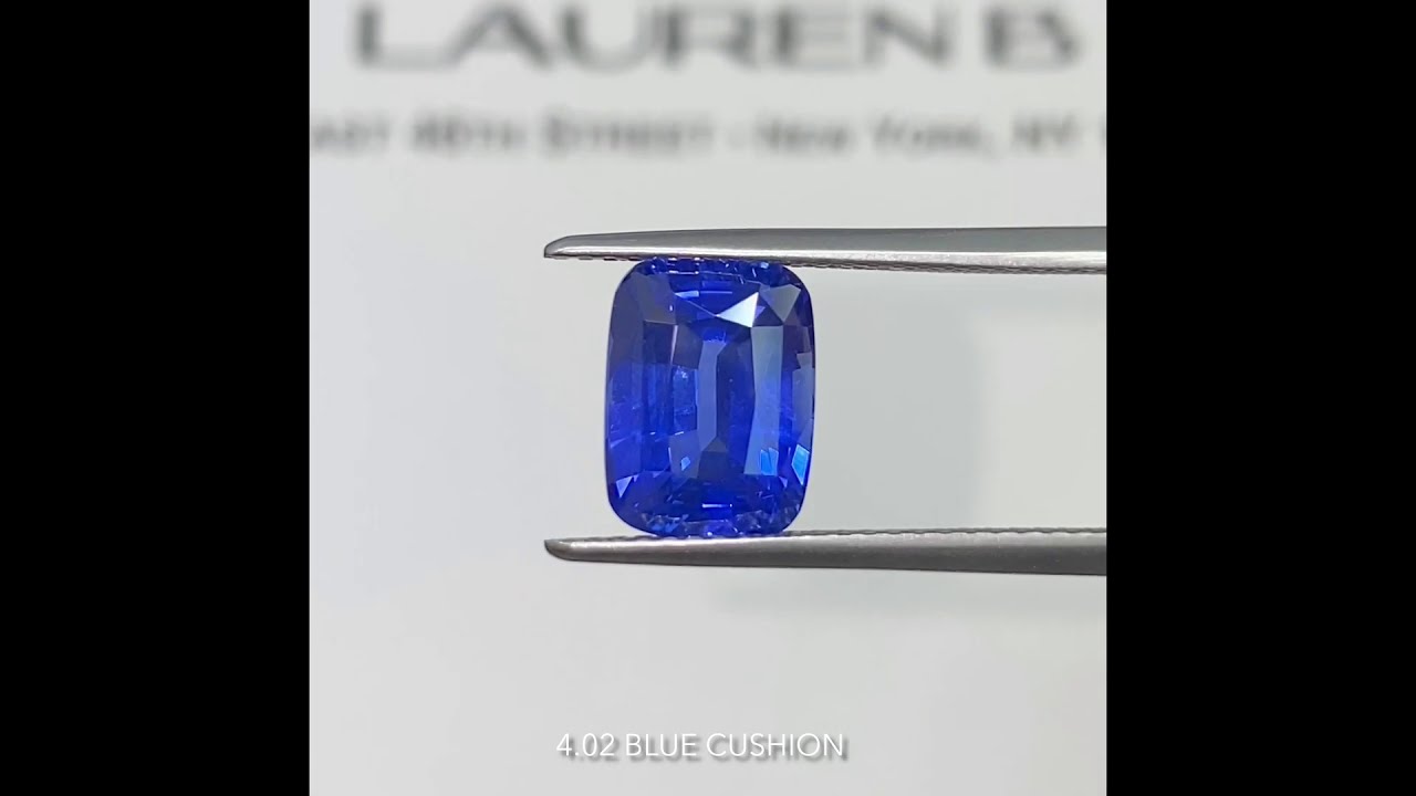 Cushion Cut Sapphire Loose Stone Comparison