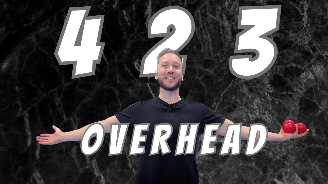 423 Overhead variations | Juggling Tutorial with 3 Balls