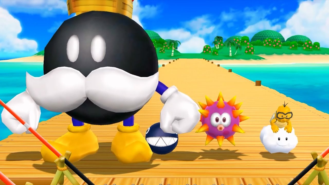 Mario Party 9 MOD: Playable ENEMIES! (King Bob-omb, Chain Chomp, Lakitu)