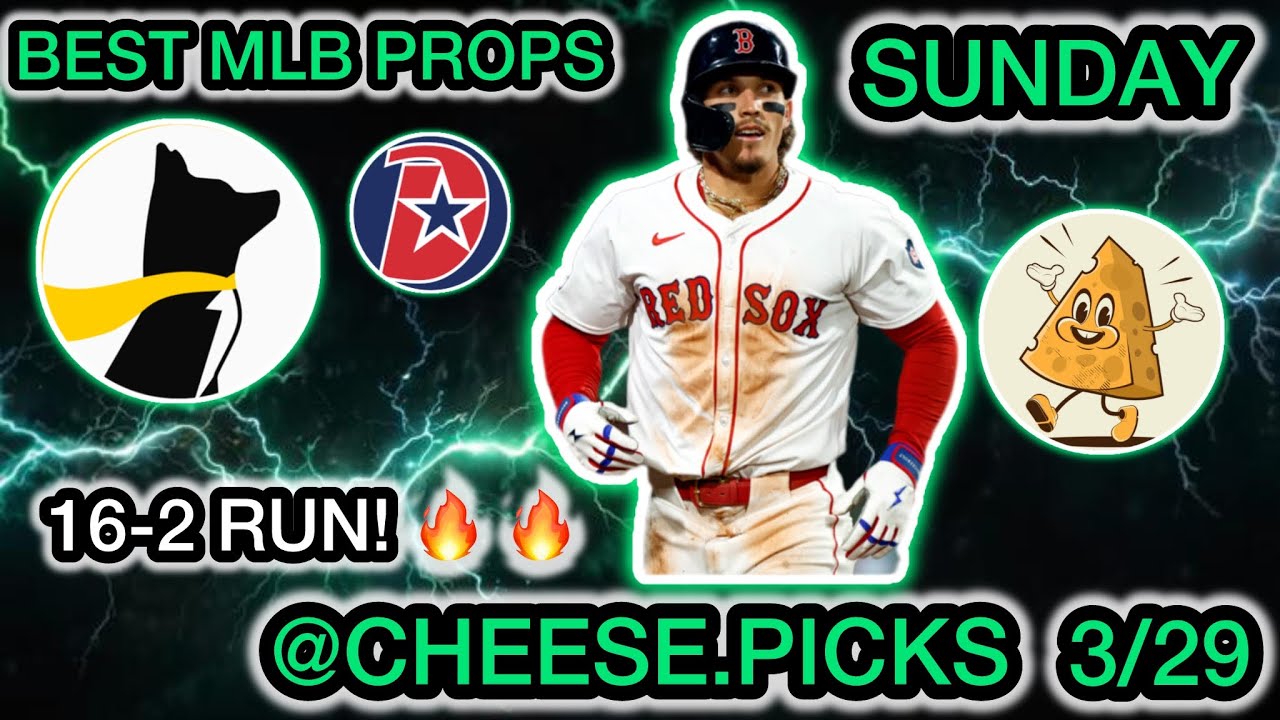 3-0 SWEEP! BEST MLB Player Props for Sunday 3/29 - BEST MLB PROPS TODAY!