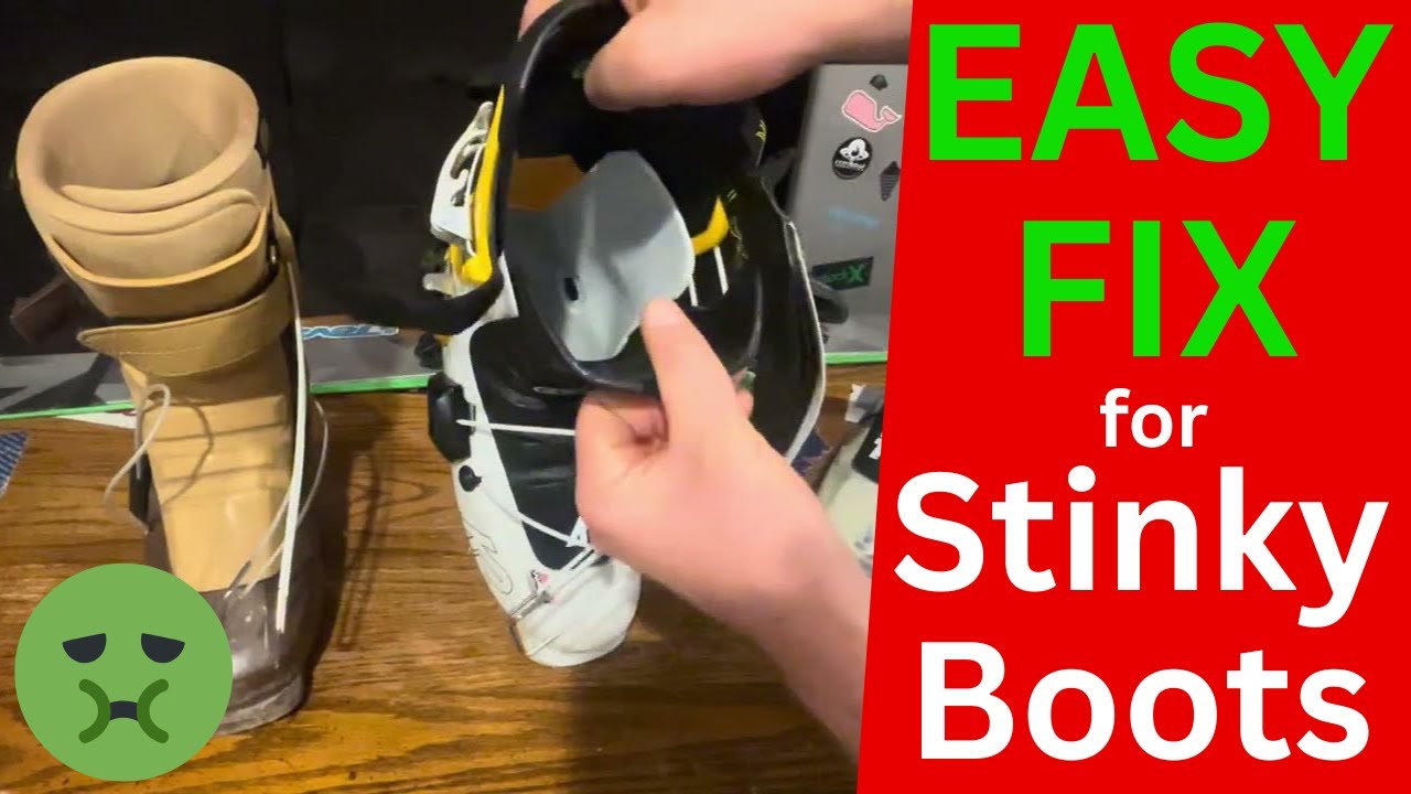 The EASIEST way to fix smelly ski boots
