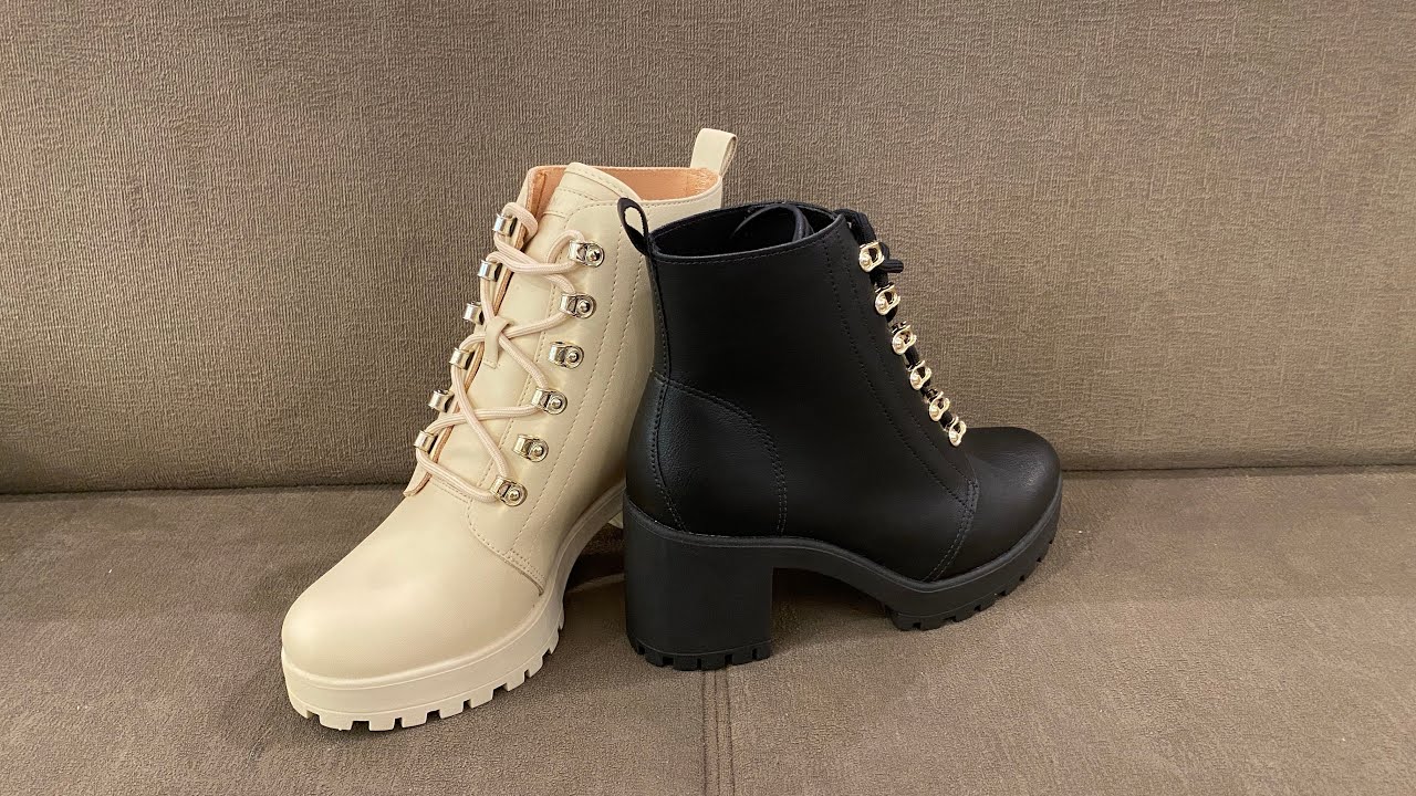 Bota Coturno Ramarim Salto Tratorado 23561232