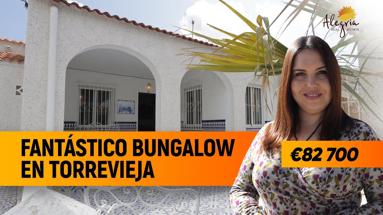 TORREVIEJA ESPAÑA / FANTÁSTICO BUNGALOW EN TORREVIEJA / €82 700 / Alegria Inmobiliaria