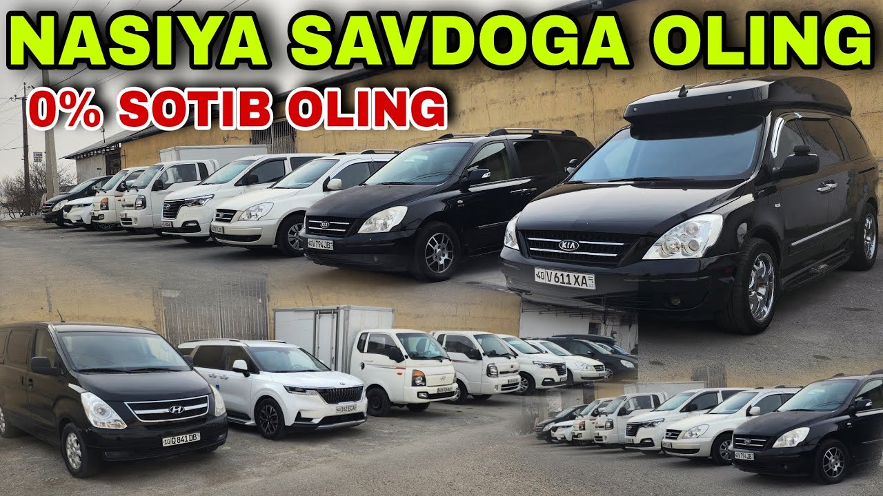 1 MART OZBEKISTON BOYICHA ENG ARZON HUNDAY STAREKIS KIA KARNIVAL KIA BONGO ZORLARI