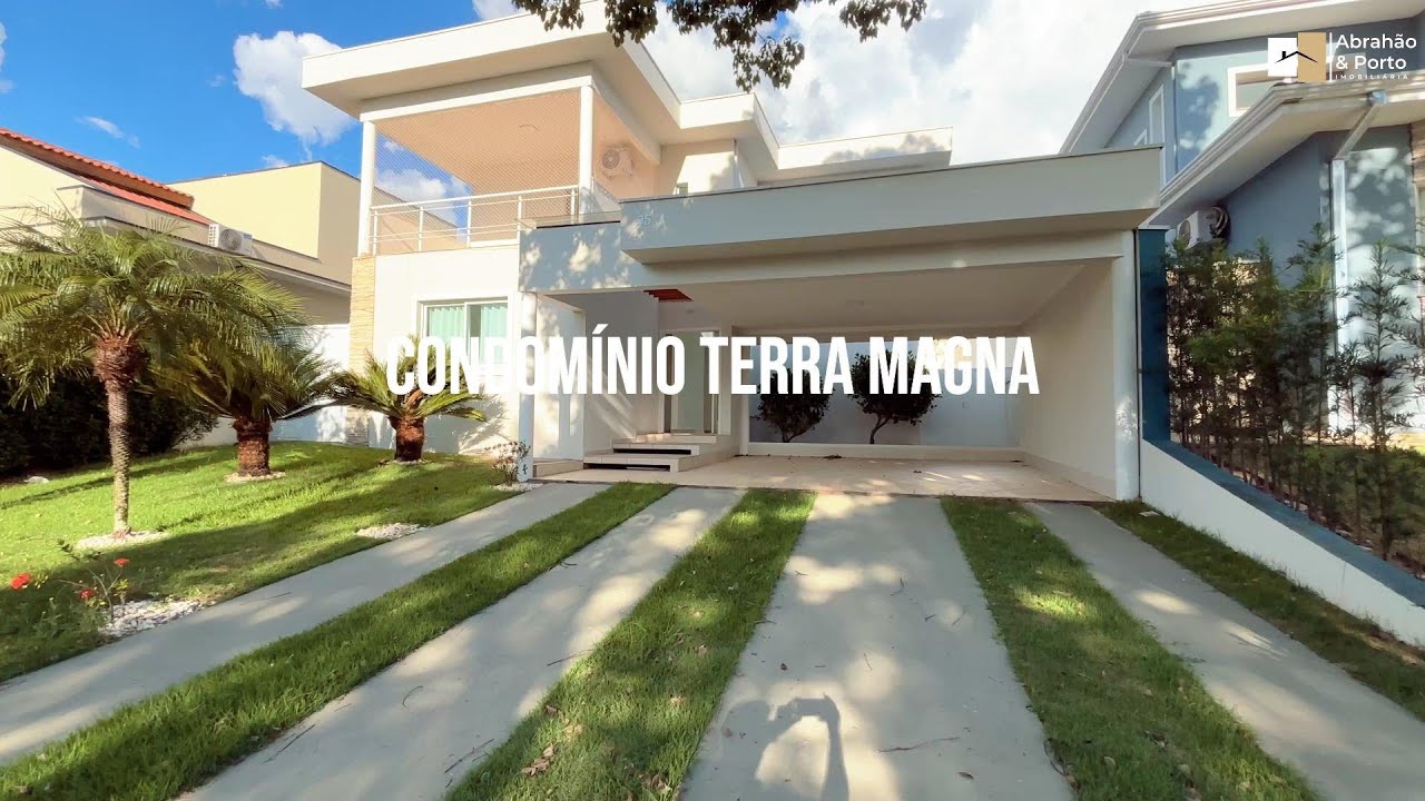 Sobrado no condomínio Terra Magna, terreno de 420m², apenas R$ 1.495.000,00!