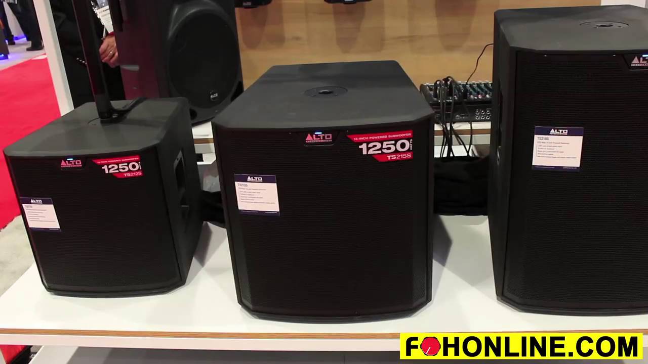 Truesonic Subwoofers from Alto Professional Audio