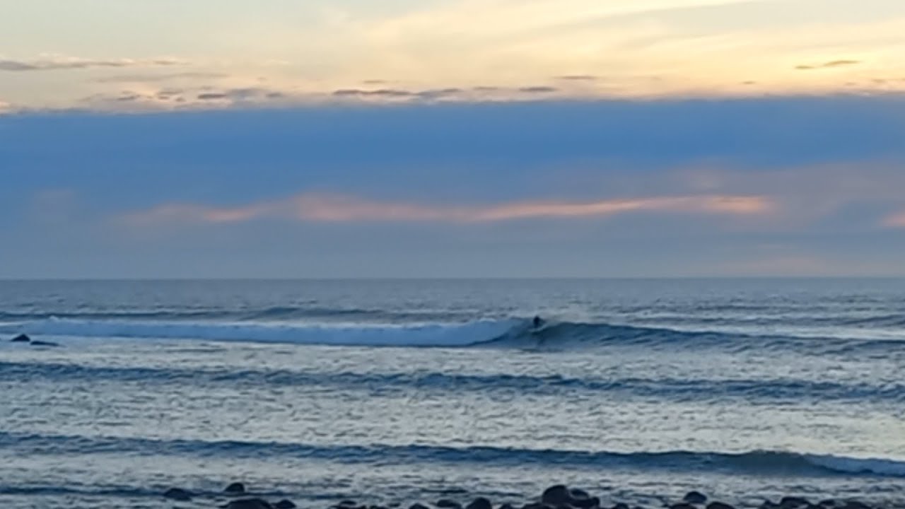 Sunset surf...