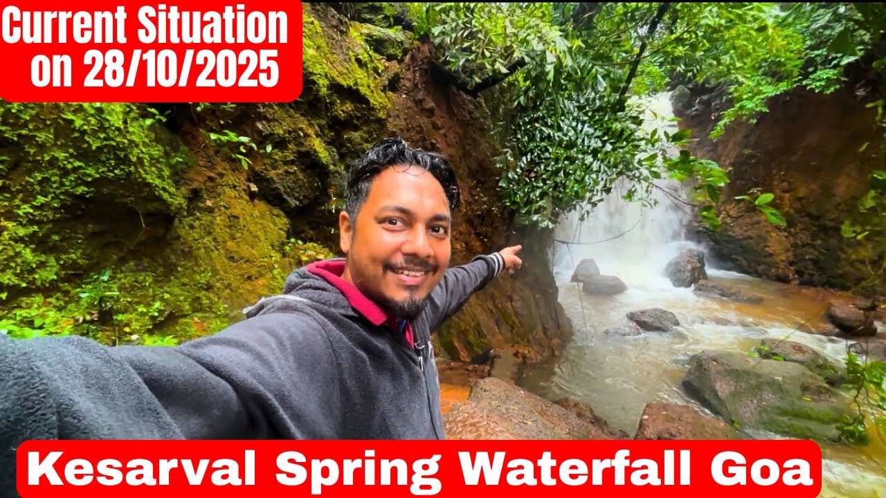 Unseen Goa 💦 Exploring Kesarval Waterfall | Secret Nature Spot in Goa | Kesarval Spring Goa 2025 