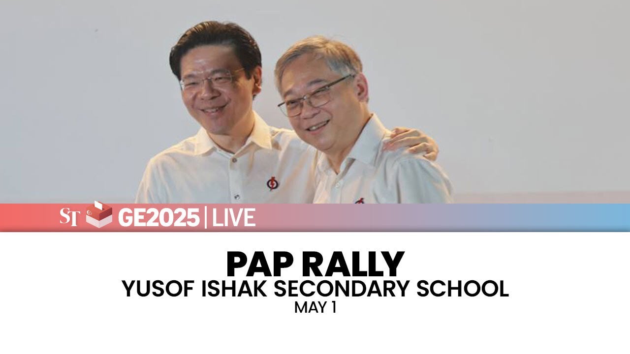 [LIVE] PAP rally at Yusof Ishak Secondary School | Punggol GRC | May 1 | GE2025