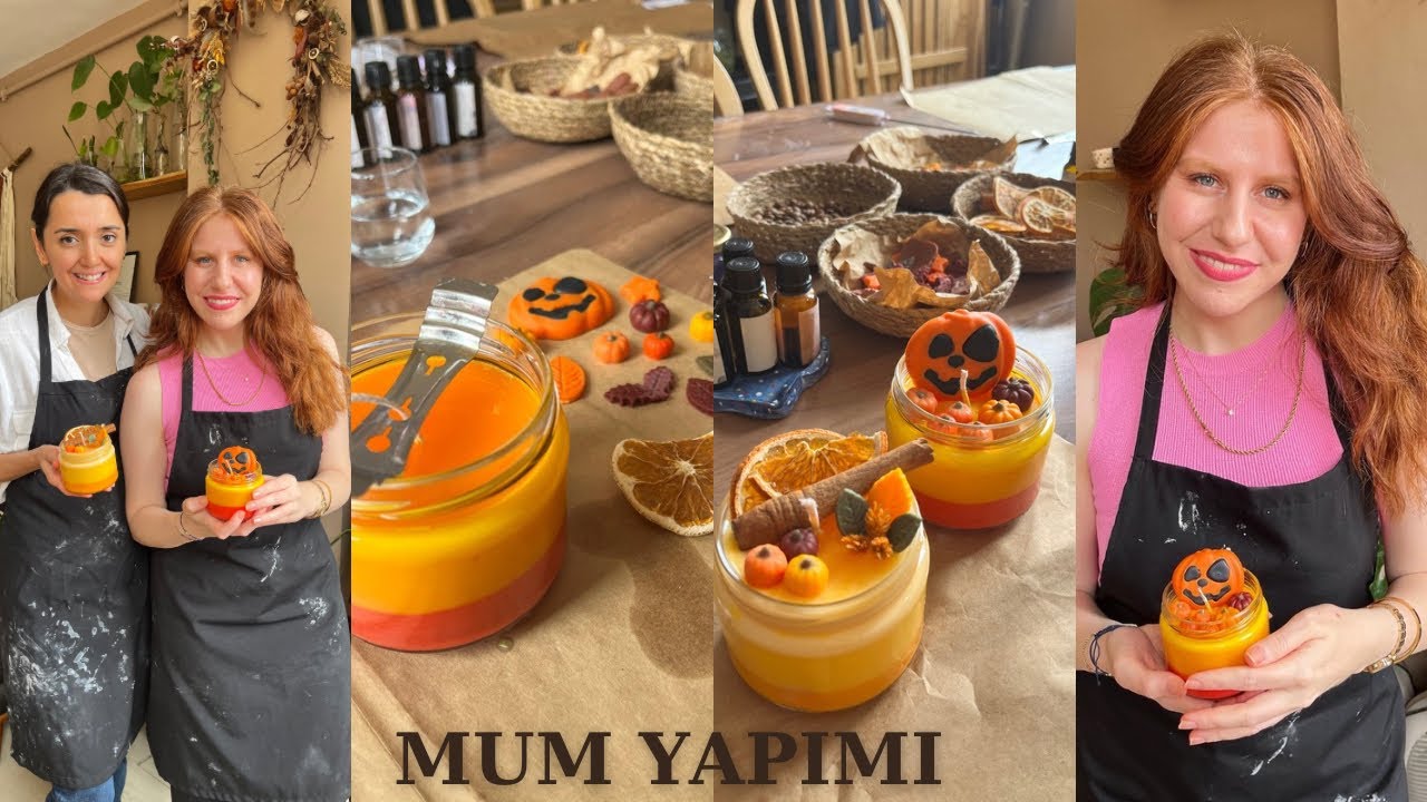 MUMDAN ÇIKMIŞ YANGIN | MUM YAPIMI 🕯️ | Workshop | Vlog