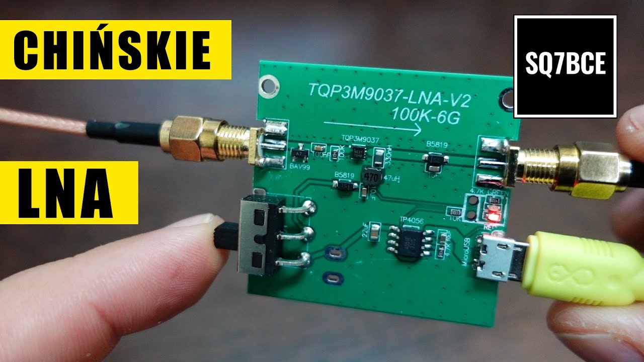 Uruchomiłem uszkodzone tanie Chińskie LNA - RF Amplifier 0.1MHz‑6GHz 20dB High Gain LNA
