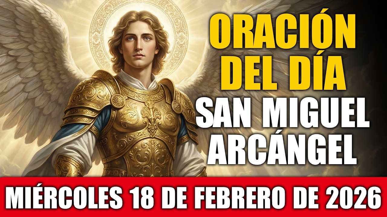 ¡Cuando tú clamas, San Miguel atraviesa los cielos con espada de fuego! Reza ahora