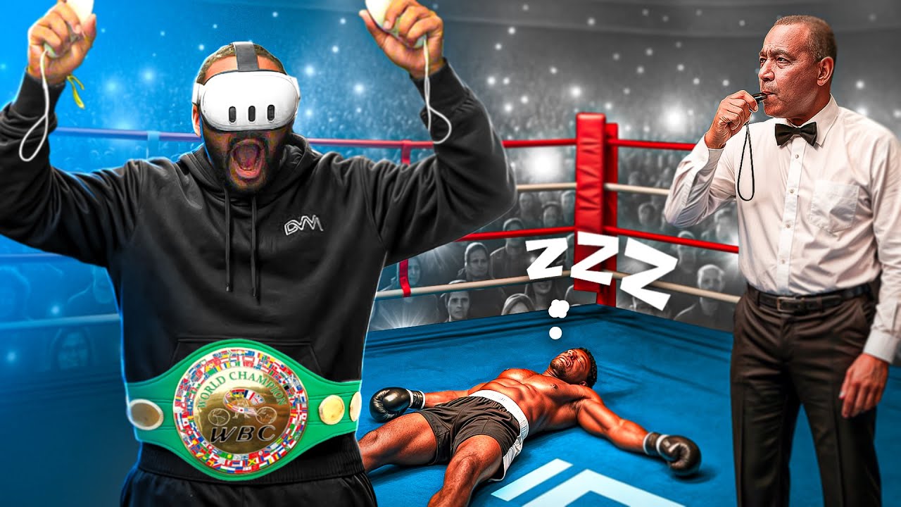 JE DEVIENS LE CHAMPION DU MONDE DE BOXE EN VR