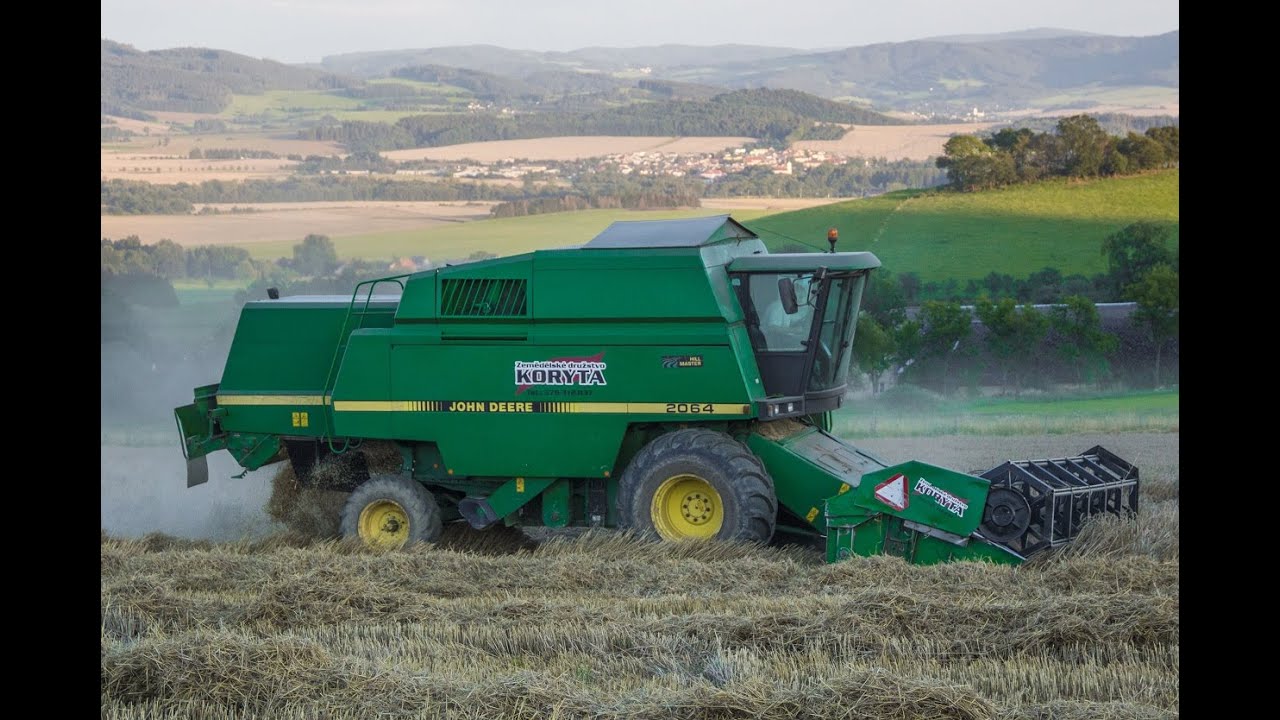 Žně 2016 - John Deere 2064 Hillmaster first person view