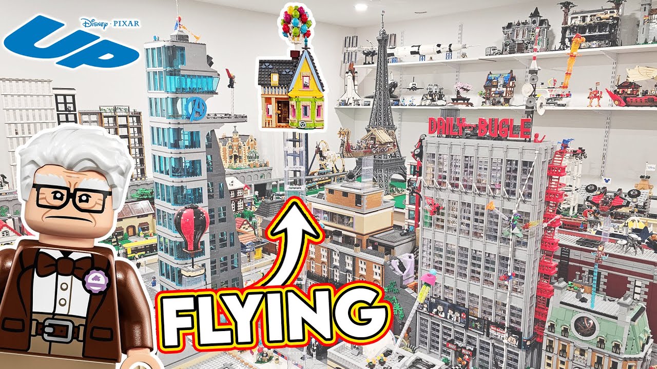 Making the LEGO UP HOUSE FLY!