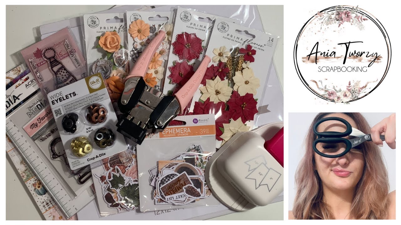 Moje ostatnie zakupy -  CraftVena, ScrapbookingShop, Action- haul zakupowy Ania Tworzy scrapbooking