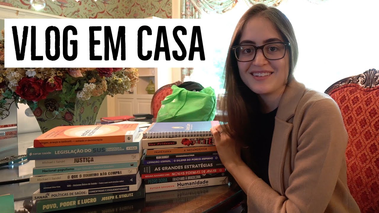 Estudos LSAT + Método de estudo para vestibular Blind Review + Livros novos | VLOG♡ Roberta Frossard