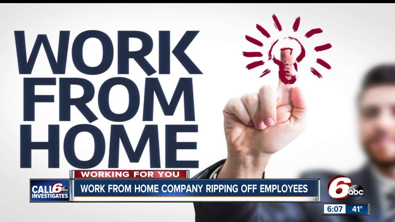 Indy-based company accused of work-from-home scam