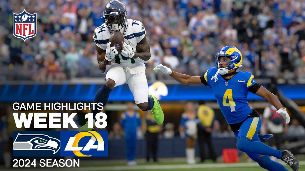 Seattle Seahawks vs. Los Angeles Rams Game Highlights | NFL 2024 Season Week 18