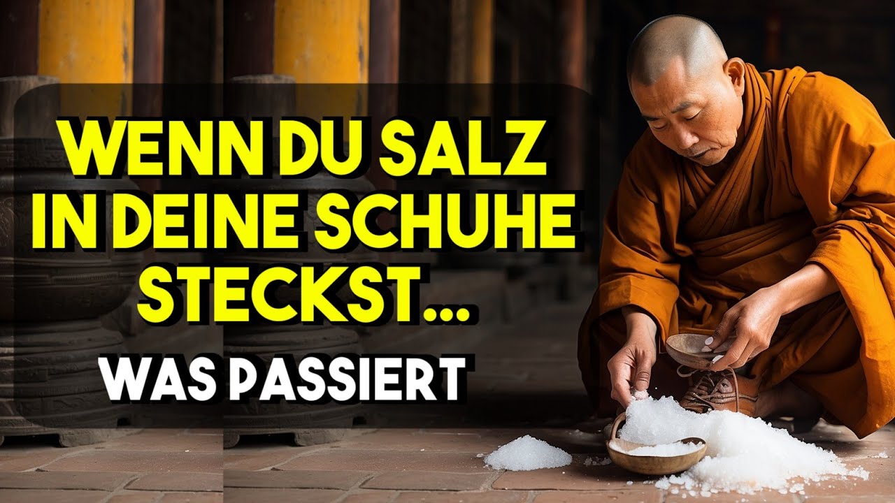 Finde heraus, was passiert, wenn du Salz in deine Schuhe steckst - Zen-Geschichte