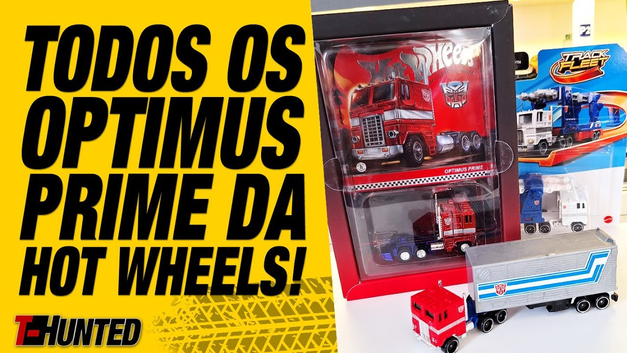 Todos os Optimus Prime da Hot Wheels! Acabou de chegar na Escala Miniaturas um novo lançamento!