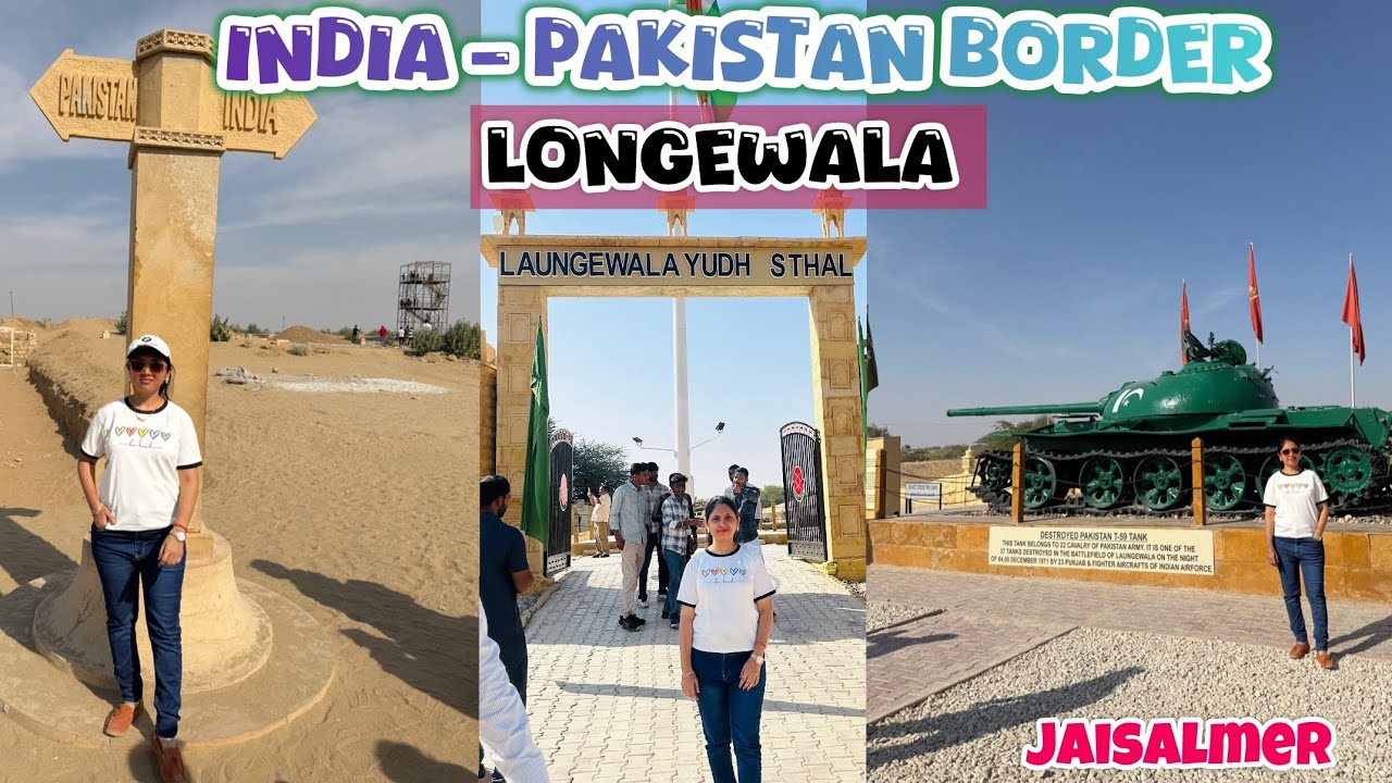 India Pakistan Border Jaisalmer🇮🇳| Longewala war memorial | Tanot Mata Mandir | Vlog - 194 |