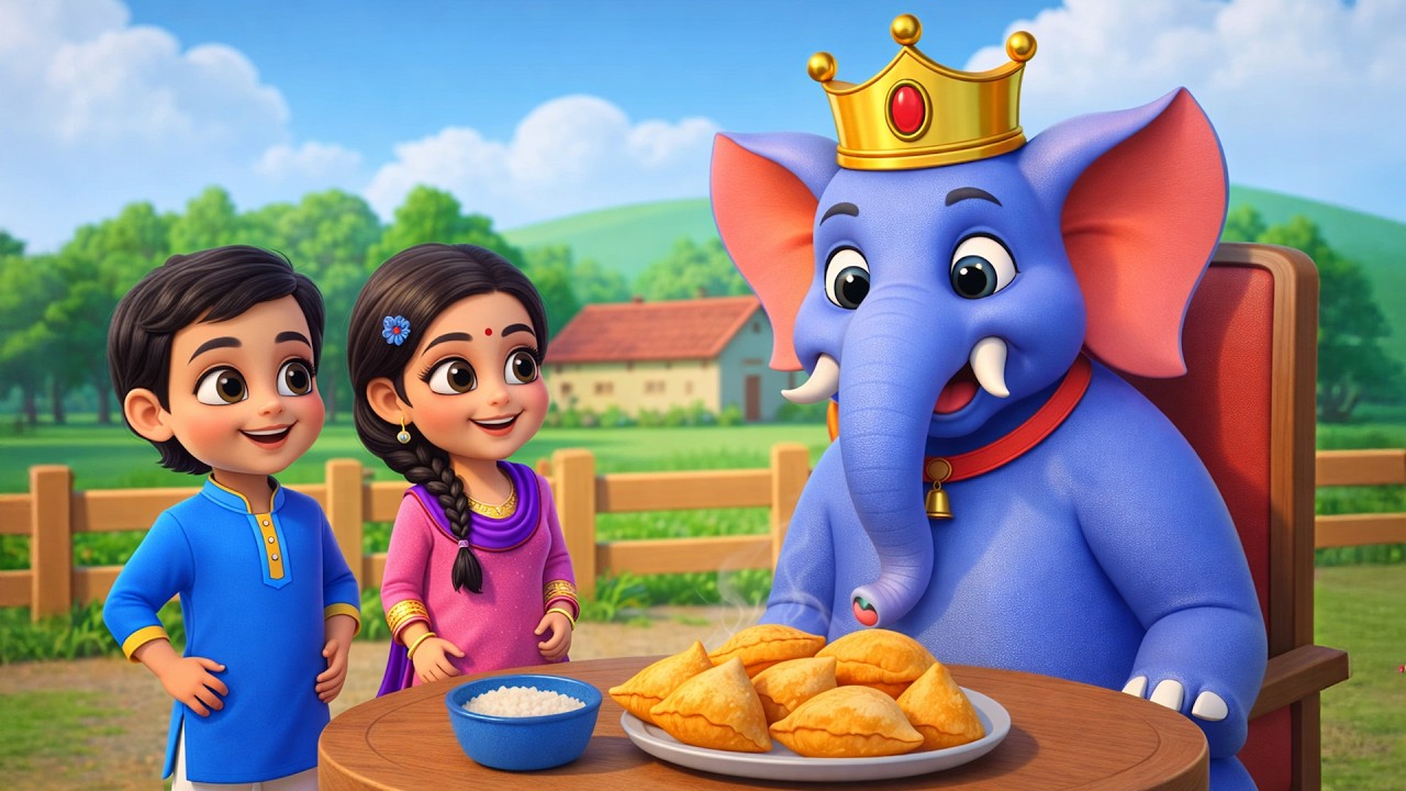 हाथी राजा कहाँ चले | Hathi Raja Kahan Chale | Kids Rhymes | Hindi Rhymes | Hindi Kids Poem