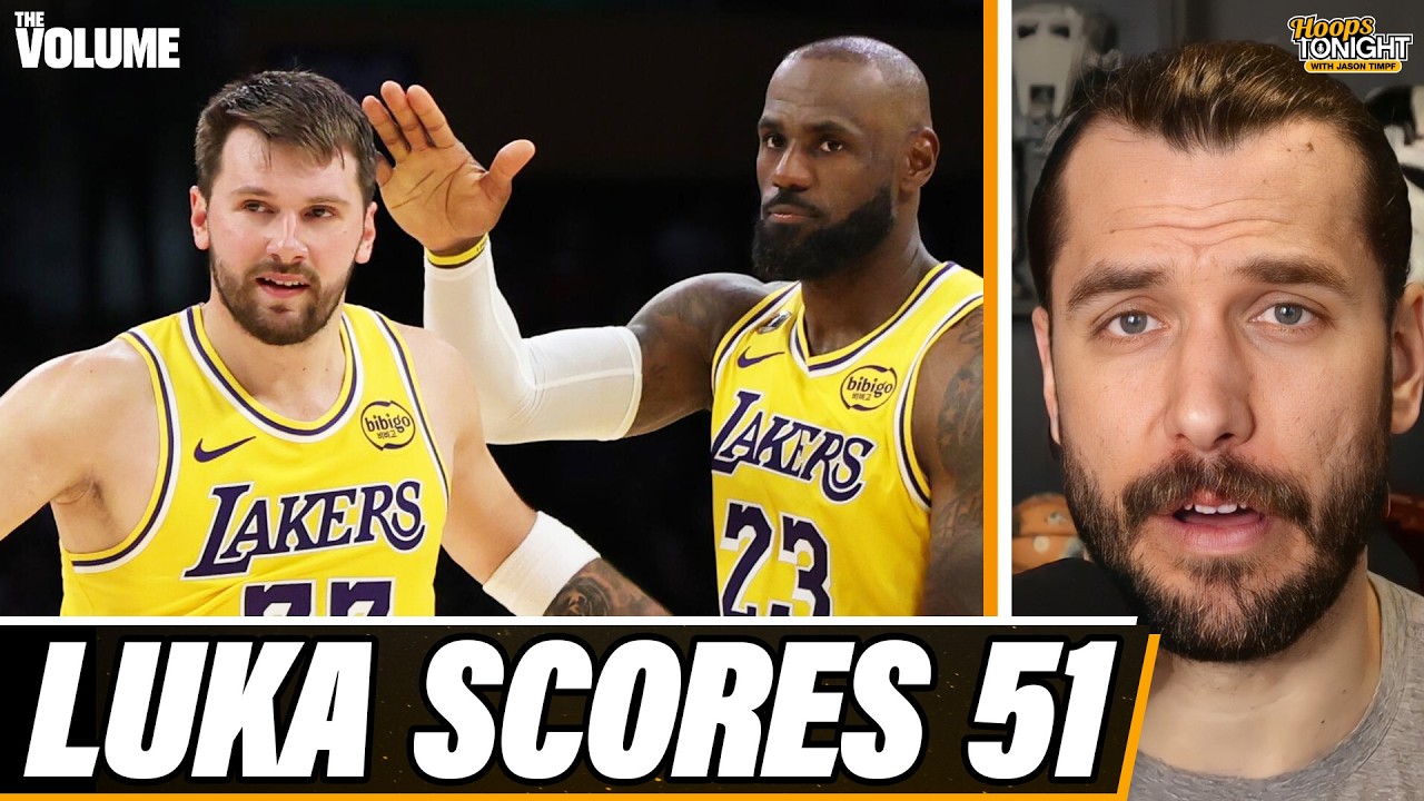 Reaction to Luka Doncic scoring 51 + how Deandre Ayton's bounce back lifts Lakers ceiling