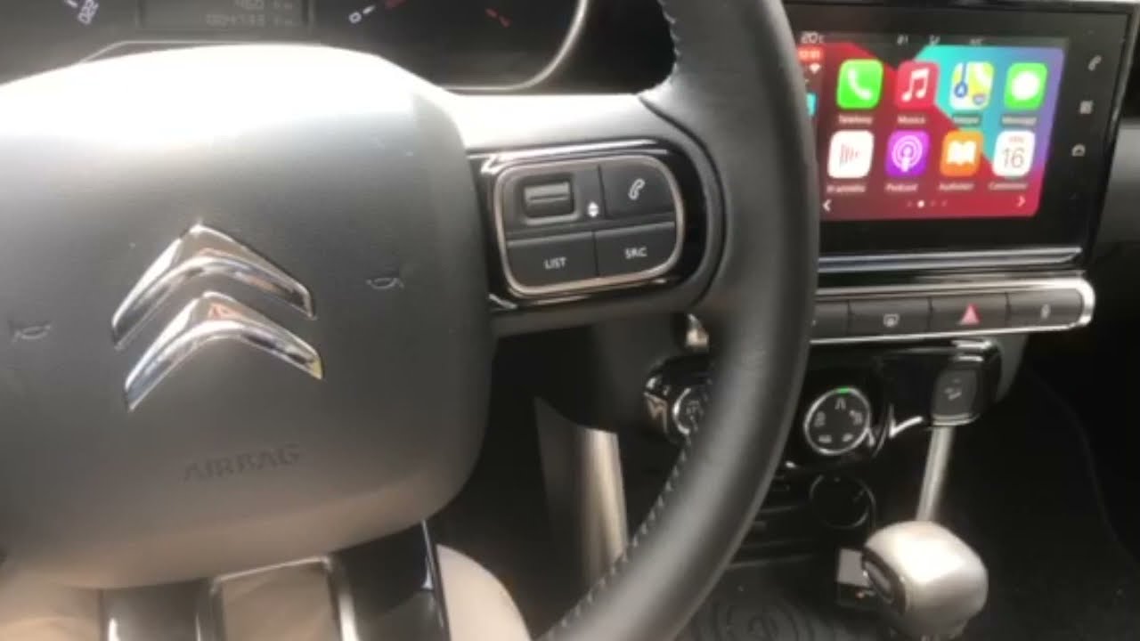 Short Video of Using Play2Air Wireless Carplay Adapter in a CITRO&Euml;N C3 (User's Video)