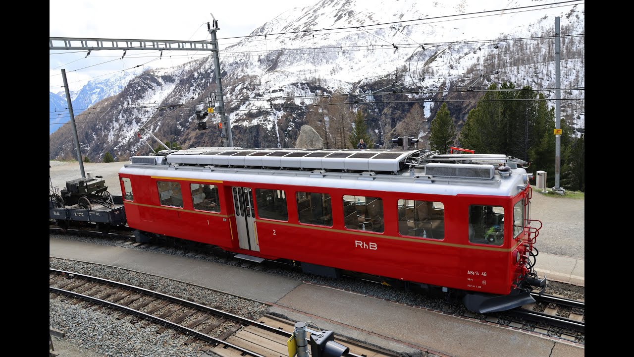 RhB Historic/ Vereinsfahrt Dampffreunde der RhB mit TW ABe 4/4 Nr. 501 und Nr. 46, 07.05.2023