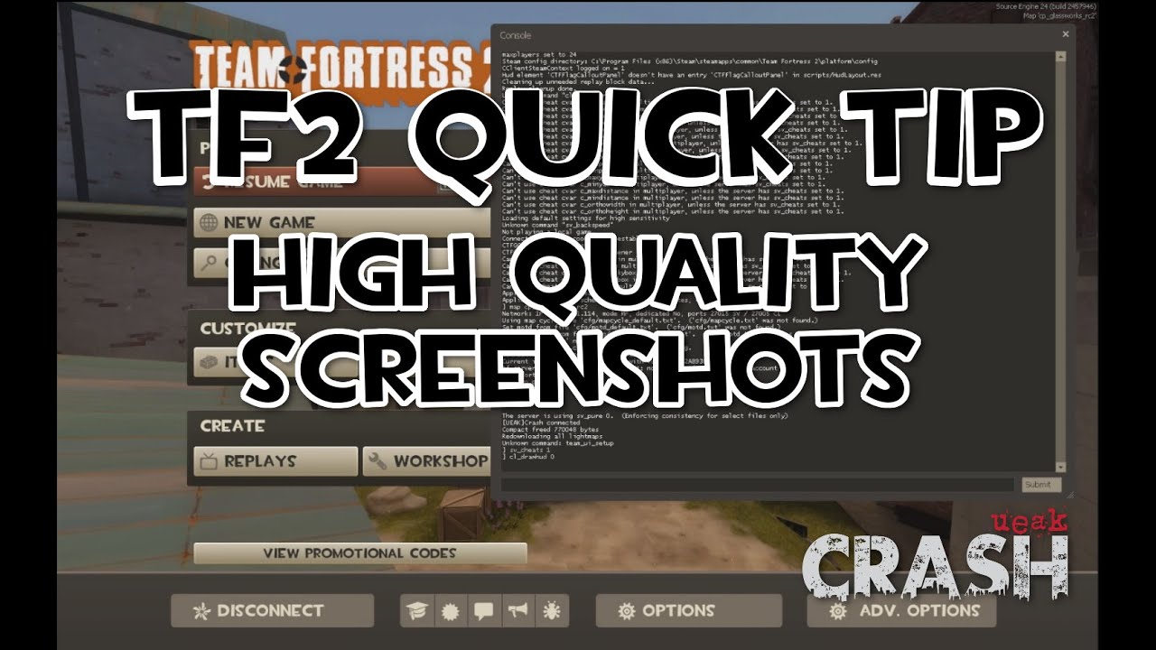 TF2 Mapping Quick Tip - How to Take High Quality Screenshots of your Map