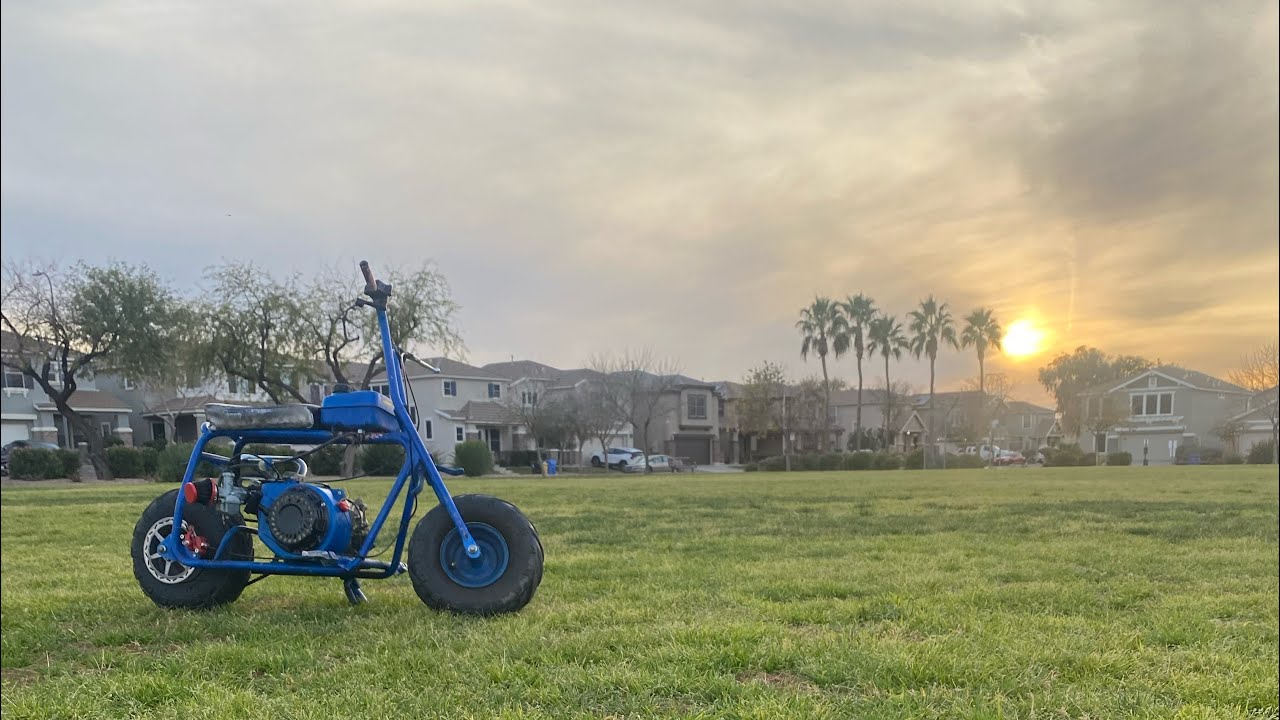 I went to a new neighborhood #minibikelife #minibikes #cc 